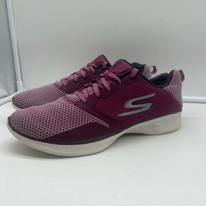 Skechers Women's Go Walk 4 Size 9 Athletic Shoes 14930 Purple